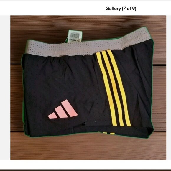 Adidas Adizero Pro Elite Promo 1” Shorts Men's Size S IN1123, aurora black - Picture 8 of 13